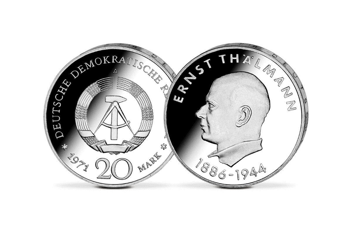 20 Mark DDR 85. Geburtstag Ernst Thälmann