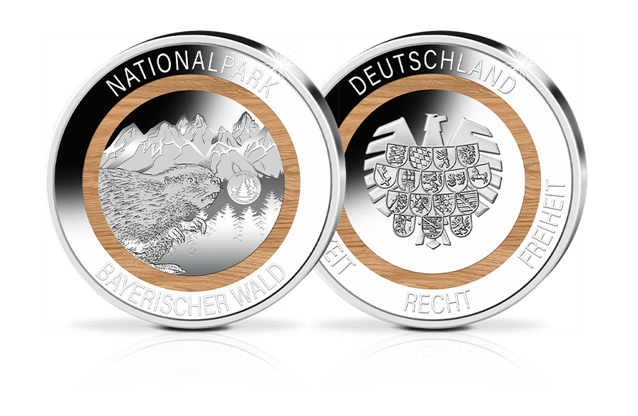 Gedenkprägung Nationalpark Bayerischer Wald