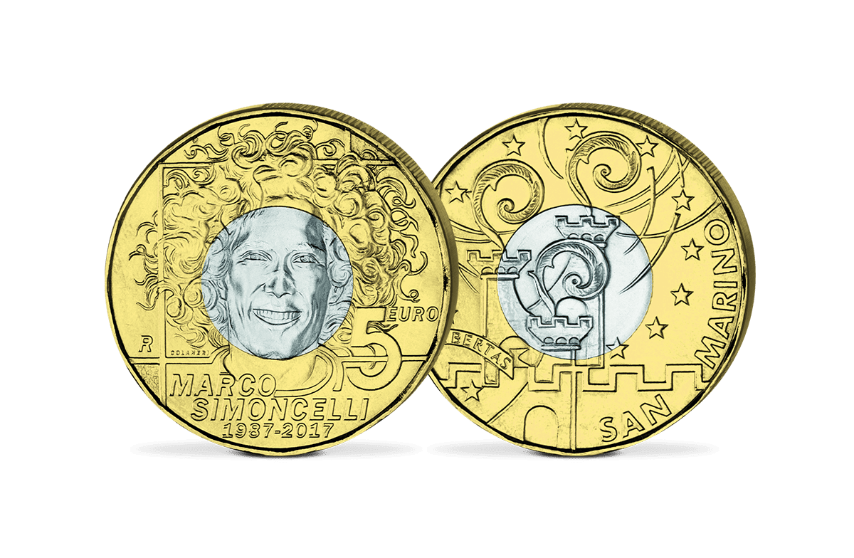 5-Euro-Münze San Marino – Marco Simoncelli