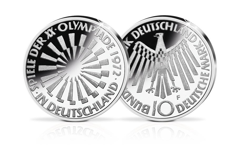 10-DM-Münze Spirale-Deutschland 10-DM-Münze Spirale-Deutschland