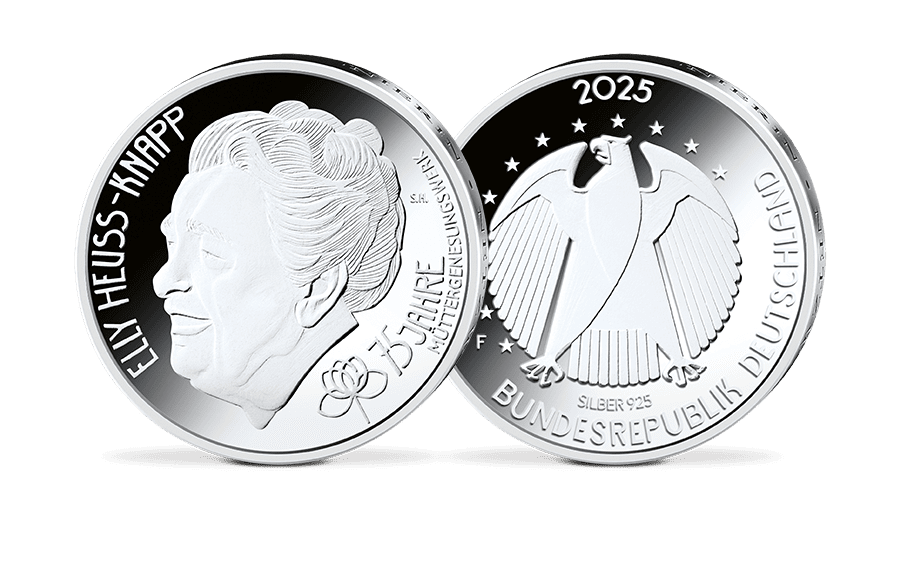 20-EURO-Gedenkmünze Elly Heuss-Knapp - 75 Jahre Müttergenesungswerk 20-EURO-Gedenkmünze Elly Heuss-Knapp - 75 Jahre Müttergenesungswerk