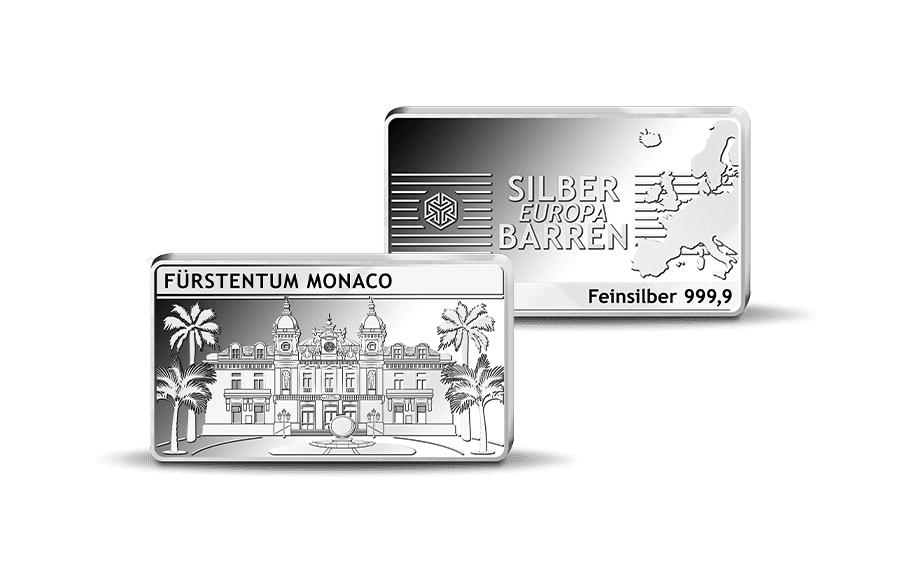 Silber-Barren Fürstentum Monaco