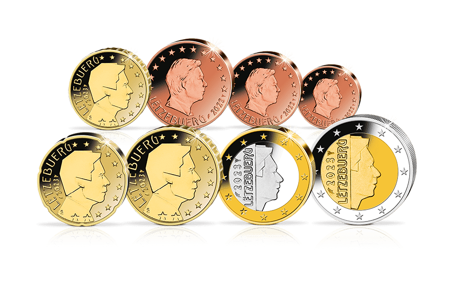 Euro-Kursmünzensatz Luxemburg 2023 Euro-Kursmünzensatz Luxemburg 2023