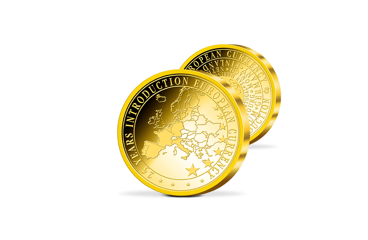 Piedfort-Gedenkprägung Einführung des Euro