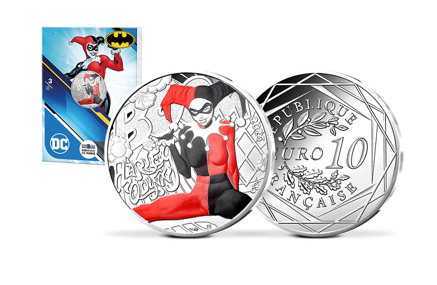10-Euro-Silbermünze Frankreich DC - Harley Quinn™