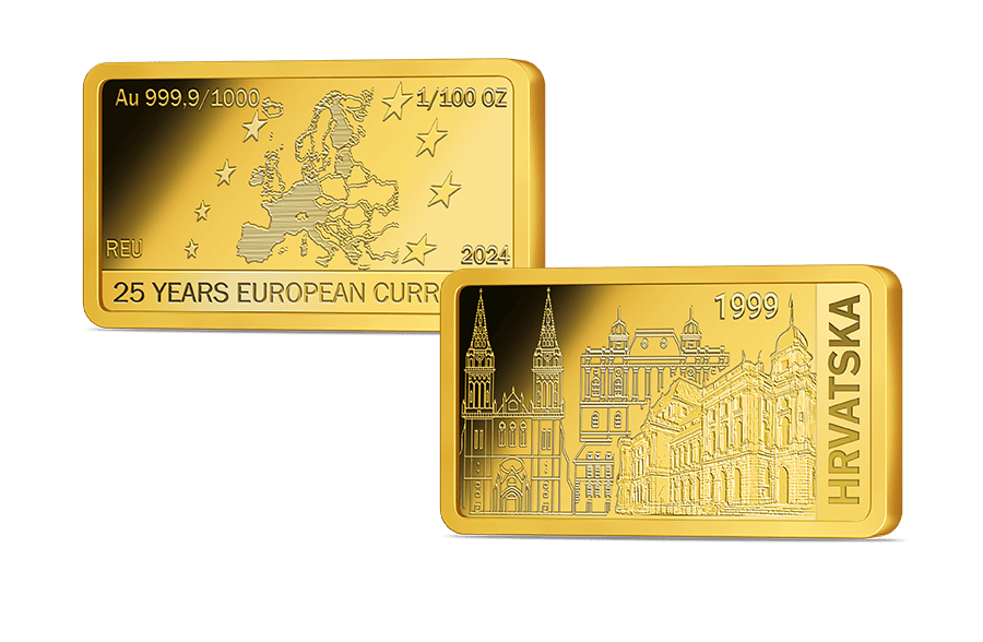 Goldbarren Kroatien