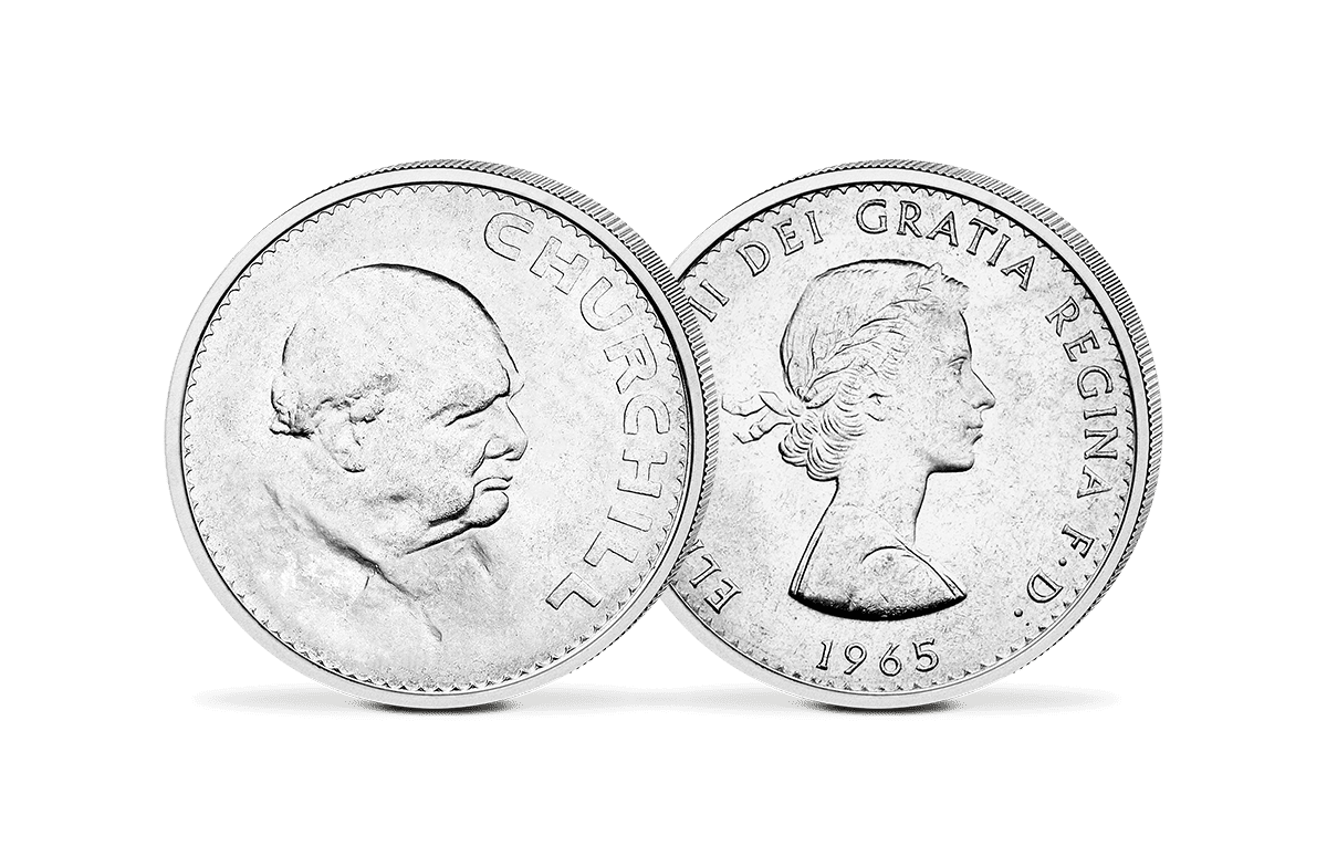 Crown-Size-Münze Vereinigtes Königreich 1965 - Winston Churchill