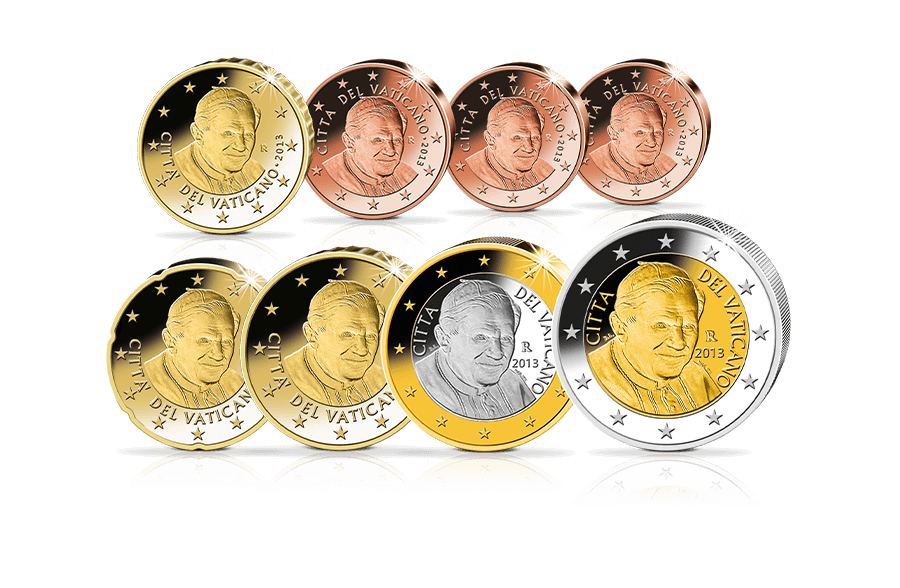 Euro-Kursmünzensatz Vatikan 2013 Euro-Kursmünzensatz Vatikan 2013