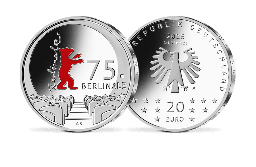20-Euro-Silbermünze 2025 75. Berlinale