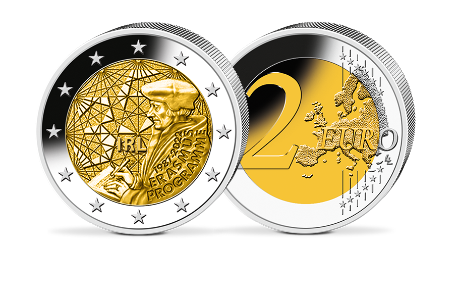 2-Euro-Gedenkmünze - Irland 2022 - 35 Jahre Erasmus-Programm 2-Euro-Gedenkmünze - Irland 2022 - 35 Jahre Erasmus-Programm