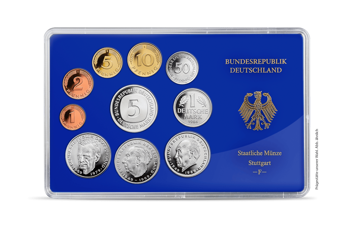 Kursmünzensatz aus dem Jahre 1984