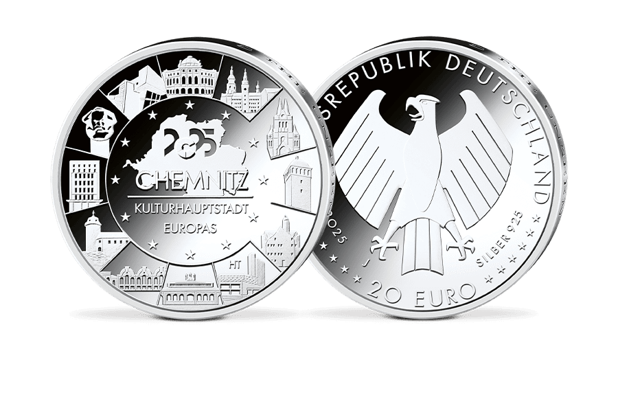 20-Euro-Gedenkmünze Chemnitz - Europas Kulturhauptstadt