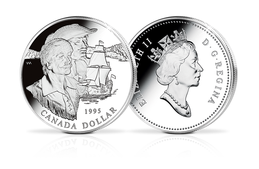 Silber-Dollar Kanada Hudson - Bay Company