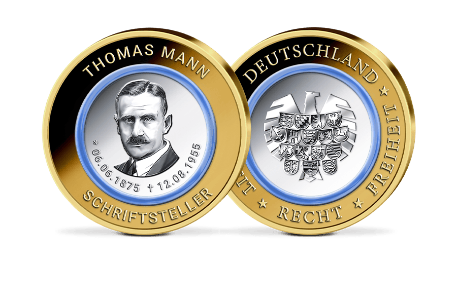 Sonder-Gedenkprägung Thomas Mann