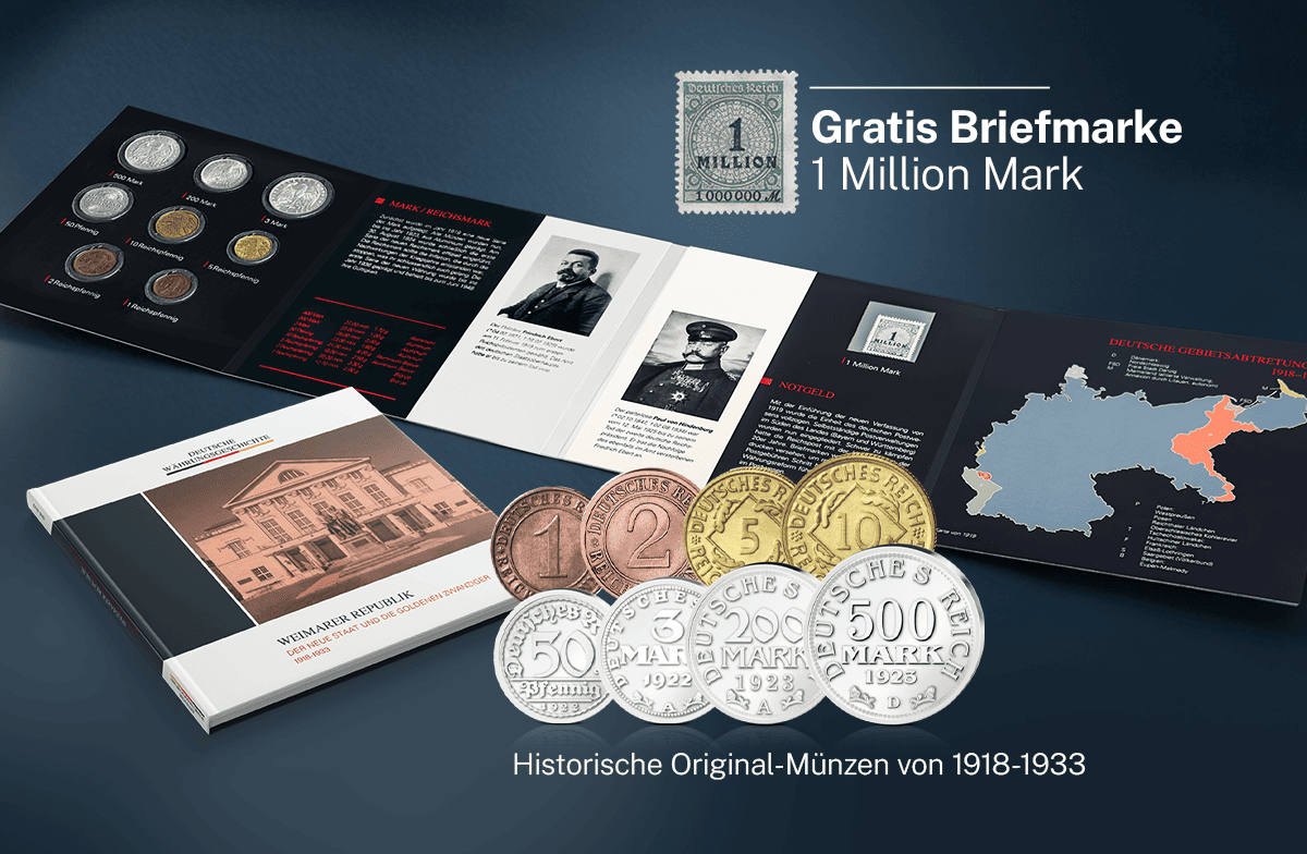 Kursmünzensatz Weimarer Republik 1918-1933