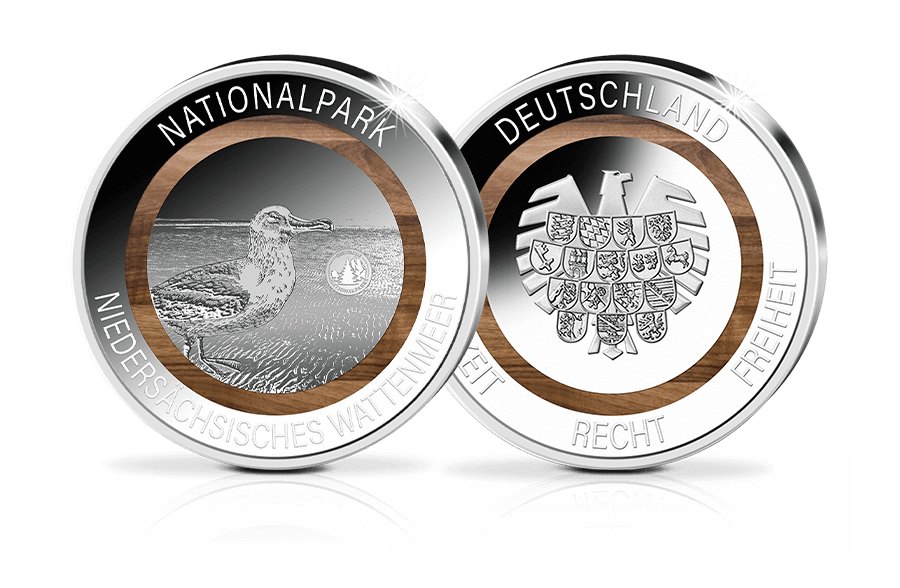 Gedenkprägung Nationalpark Niedersächsisches Wattenmeer