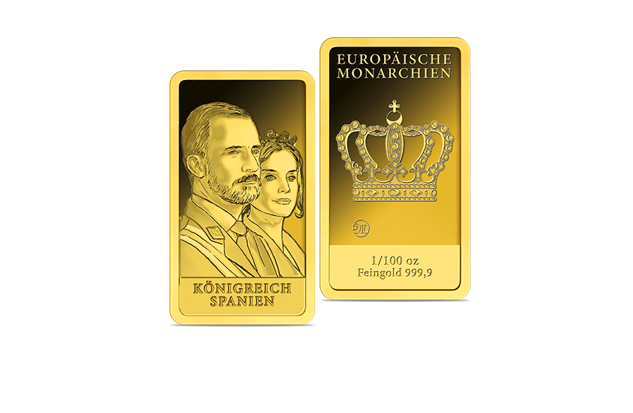 Goldbarren Königreich Spanien 2024