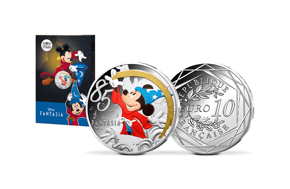 10-Euro-Silbermünze Frankreich Fantasia 