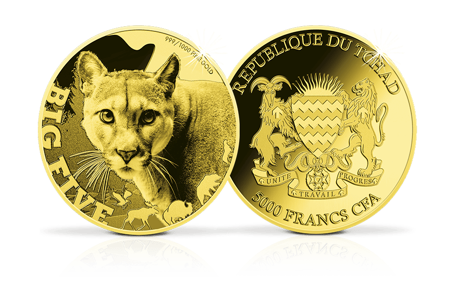 Goldmünze Puma - Big Five