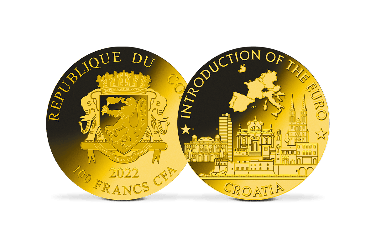 Goldmünze Kroatien