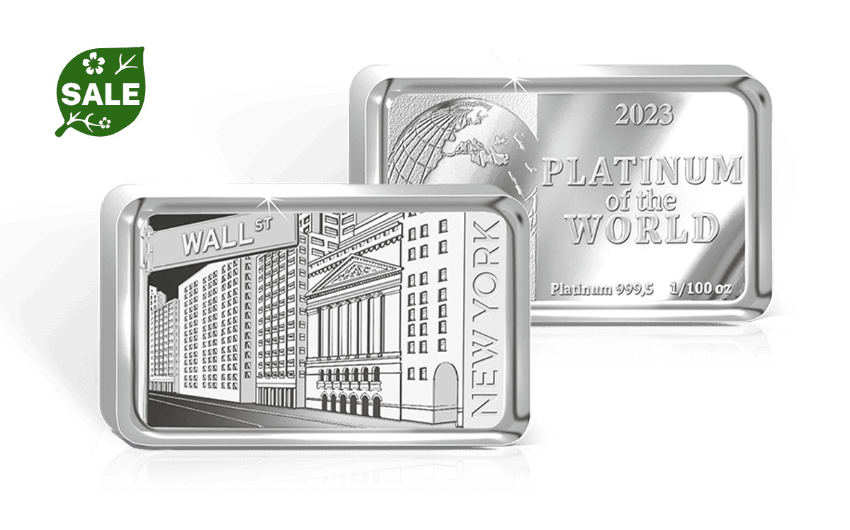 Platinbarren New York – Wall Street