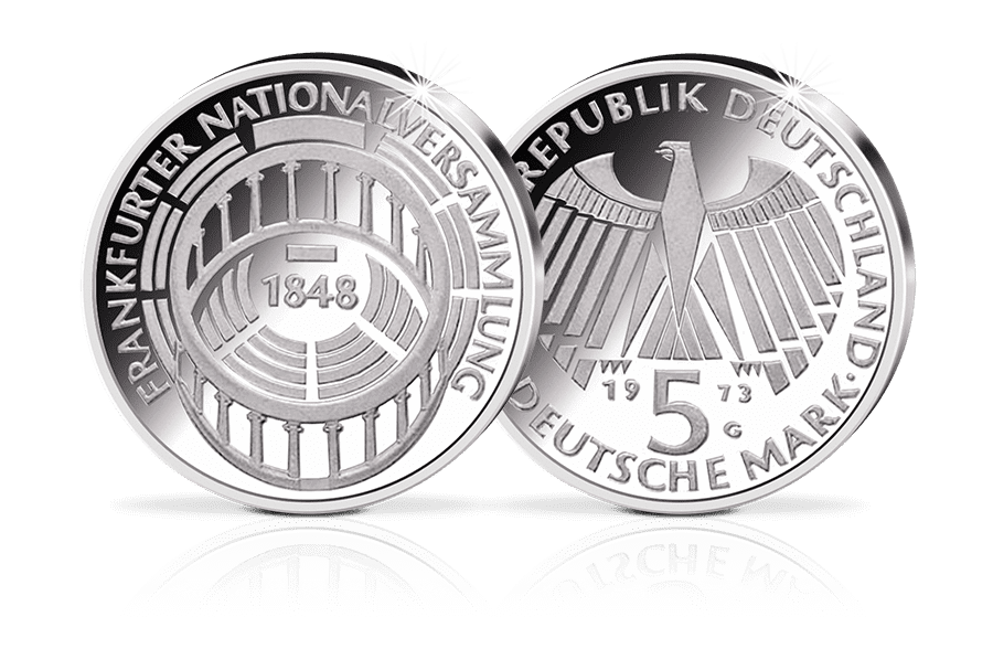 5-DM-Münze Frankfurter Nationalversammlung 5-DM-Münze Frankfurter Nationalversammlung