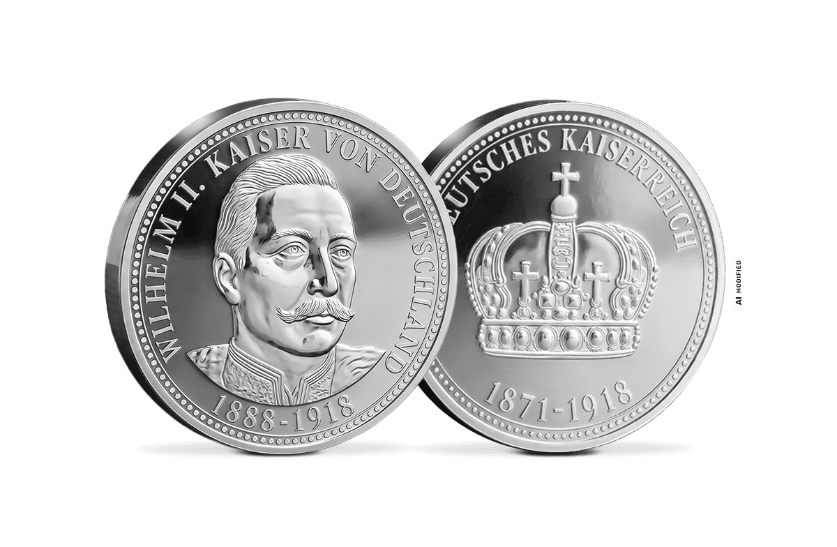 Silber-Gedenkprägung Wilhelm II.