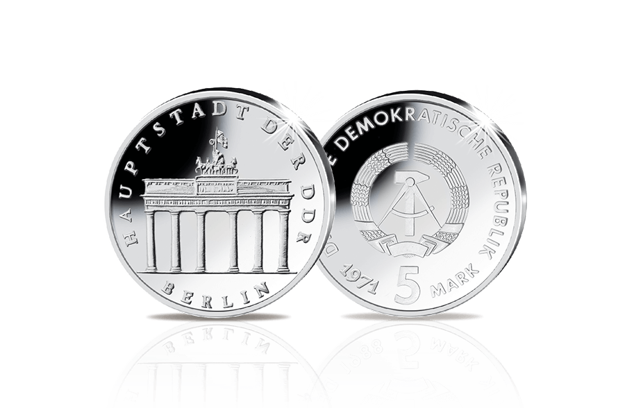 5-Mark-Münze der DDR – Brandenburger Tor