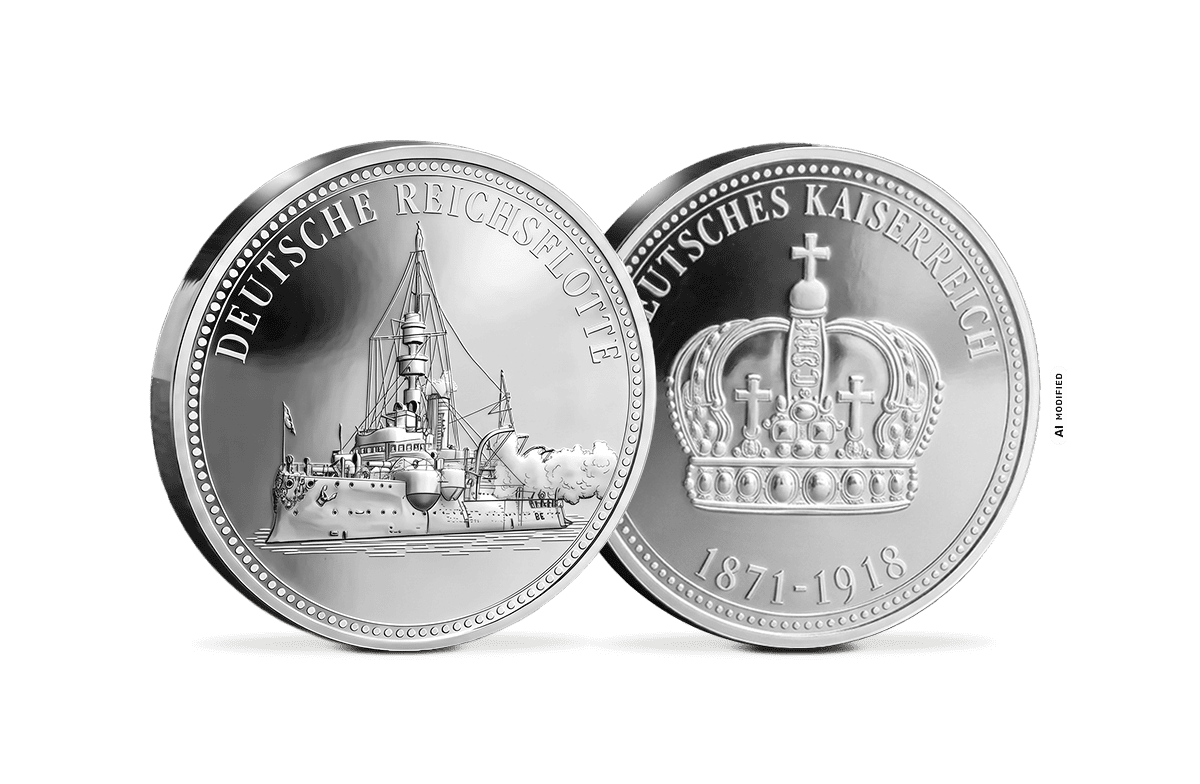 Silber-Gedenkprägung Deutsche Reichsflotte