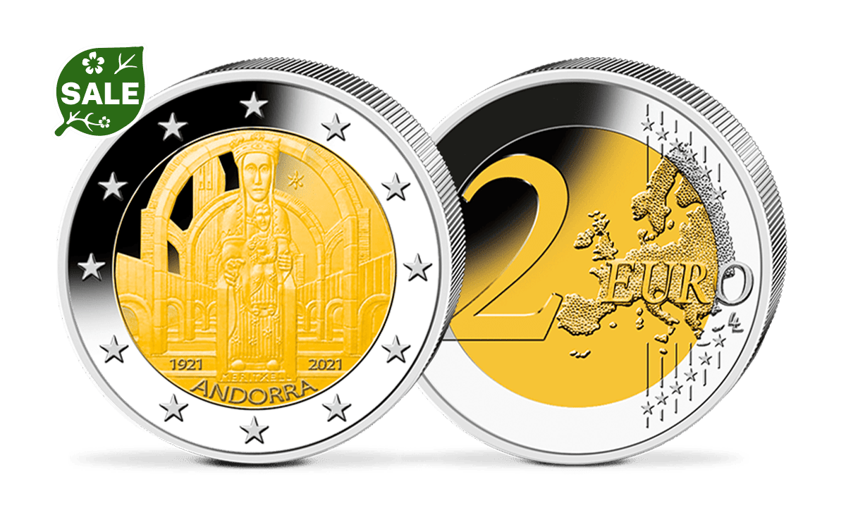 2-Euro-Gedenkmünze - Andorra 2021 - Unsere Dame von Meritxell