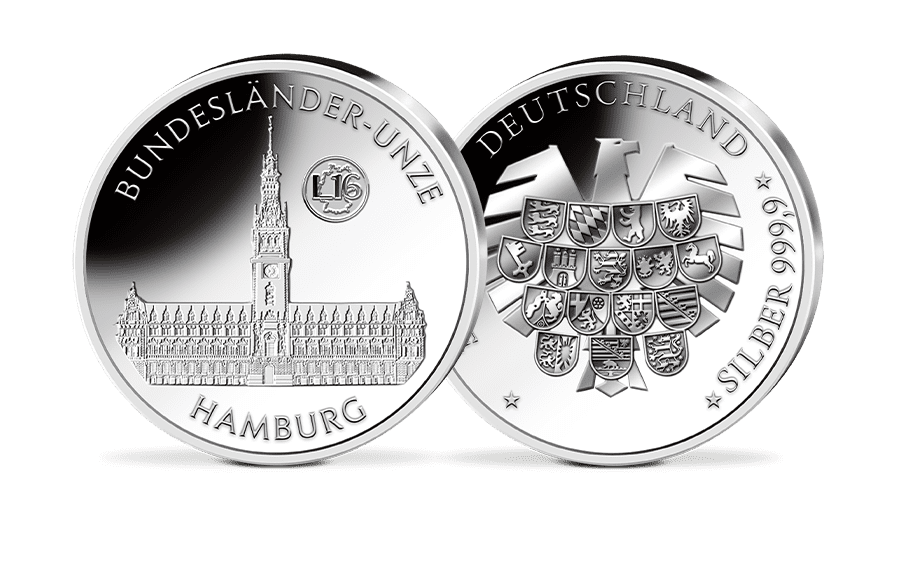 Bundesländer-Unze Hamburg