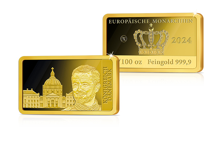 Goldbarren Königreich Dänemark 2024 Goldbarren Königreich Dänemark 2024