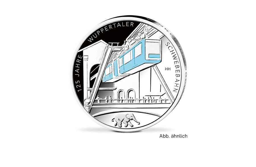 35-Euro-Münze 2026 - 125 Jahre Wuppertaler Schwebebahn