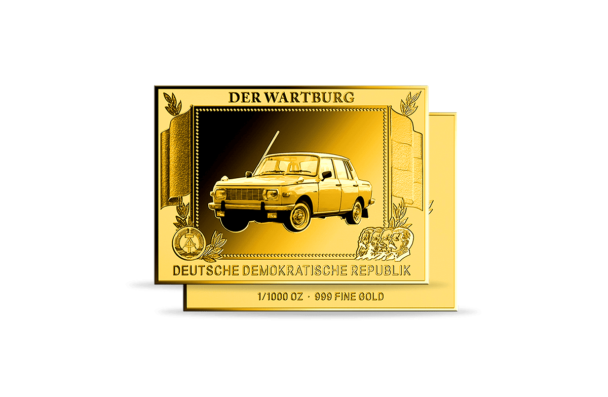 Gold-Münzbarren Der Wartburg