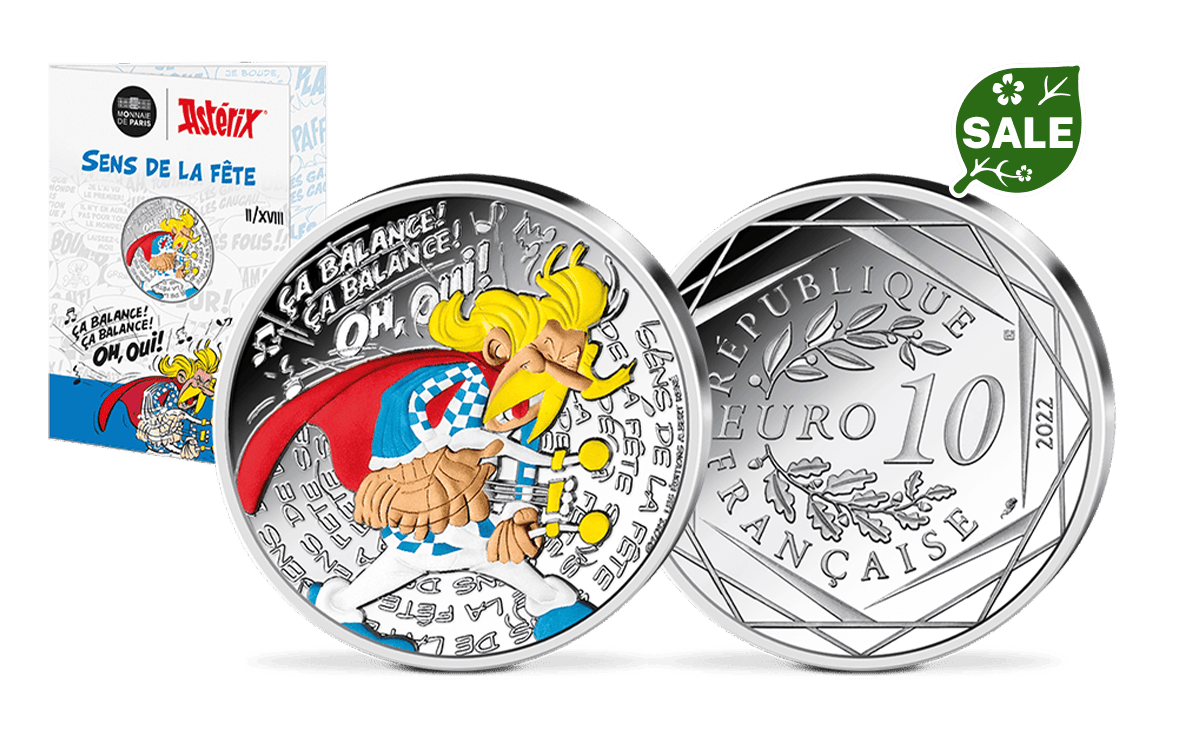 10-Euro-Silbermünze Frankreich - Sens dela Fête