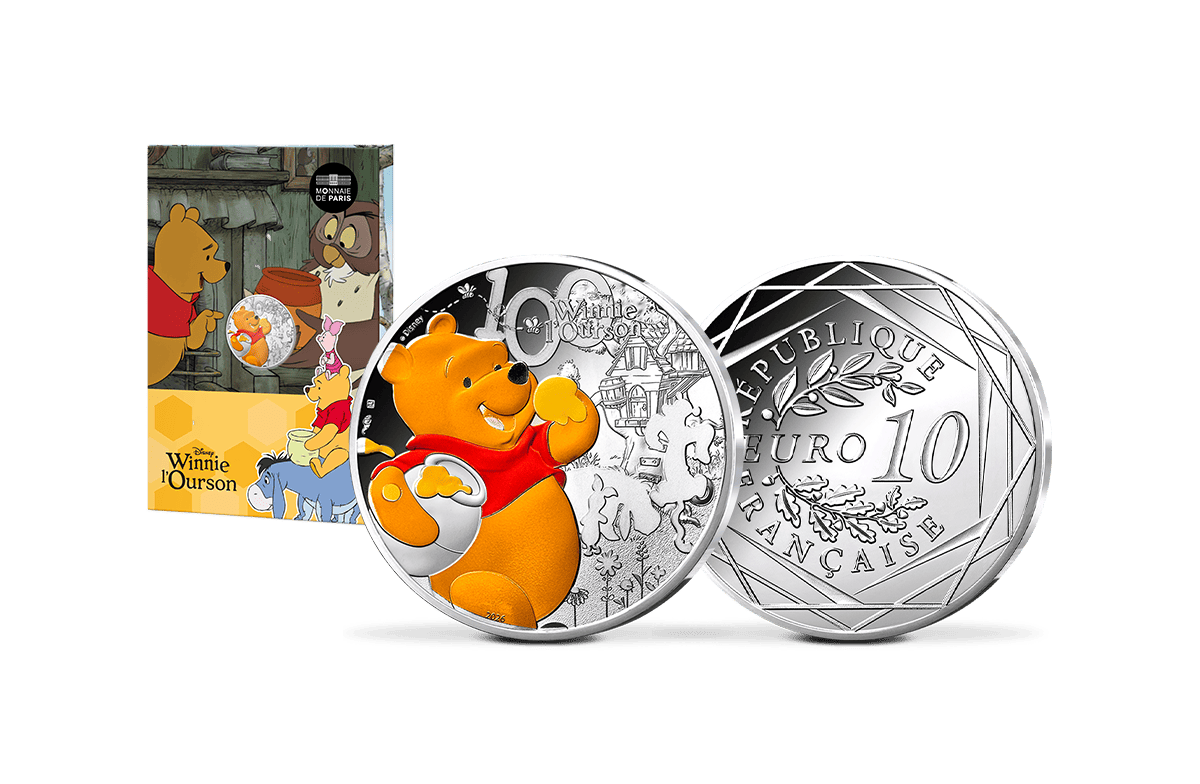 10-Euro-Silbermünze Frankreich Winnie Pooh™
