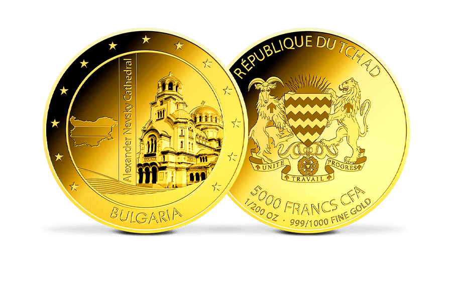 Goldmünze „Einführung des Euro in Bulgarien“