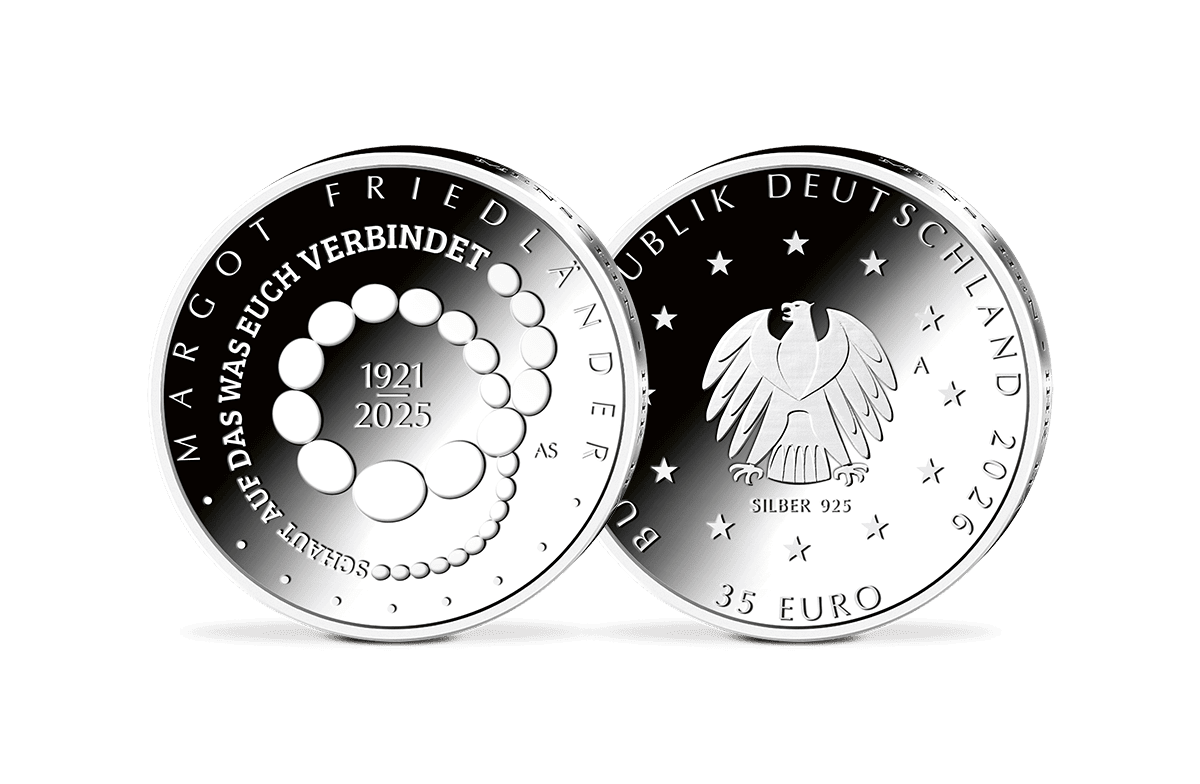 35-Euro-Silbermünze Margot Friedländer