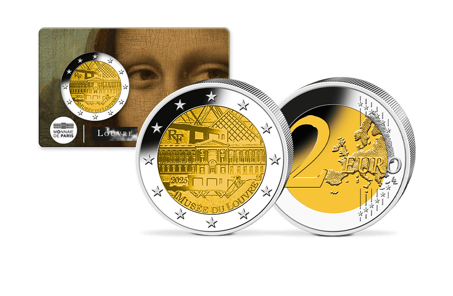 2-Euro-Gedenkmünze Frankreich - Musée du Louvr 2-Euro-Gedenkmünze Frankreich - Musée du Louvr
