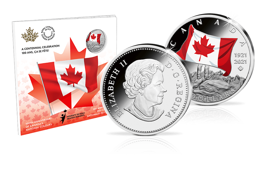 Silber-Dollar Kanada Canada’s National Colour Silber-Dollar Kanada Canada’s National Colour