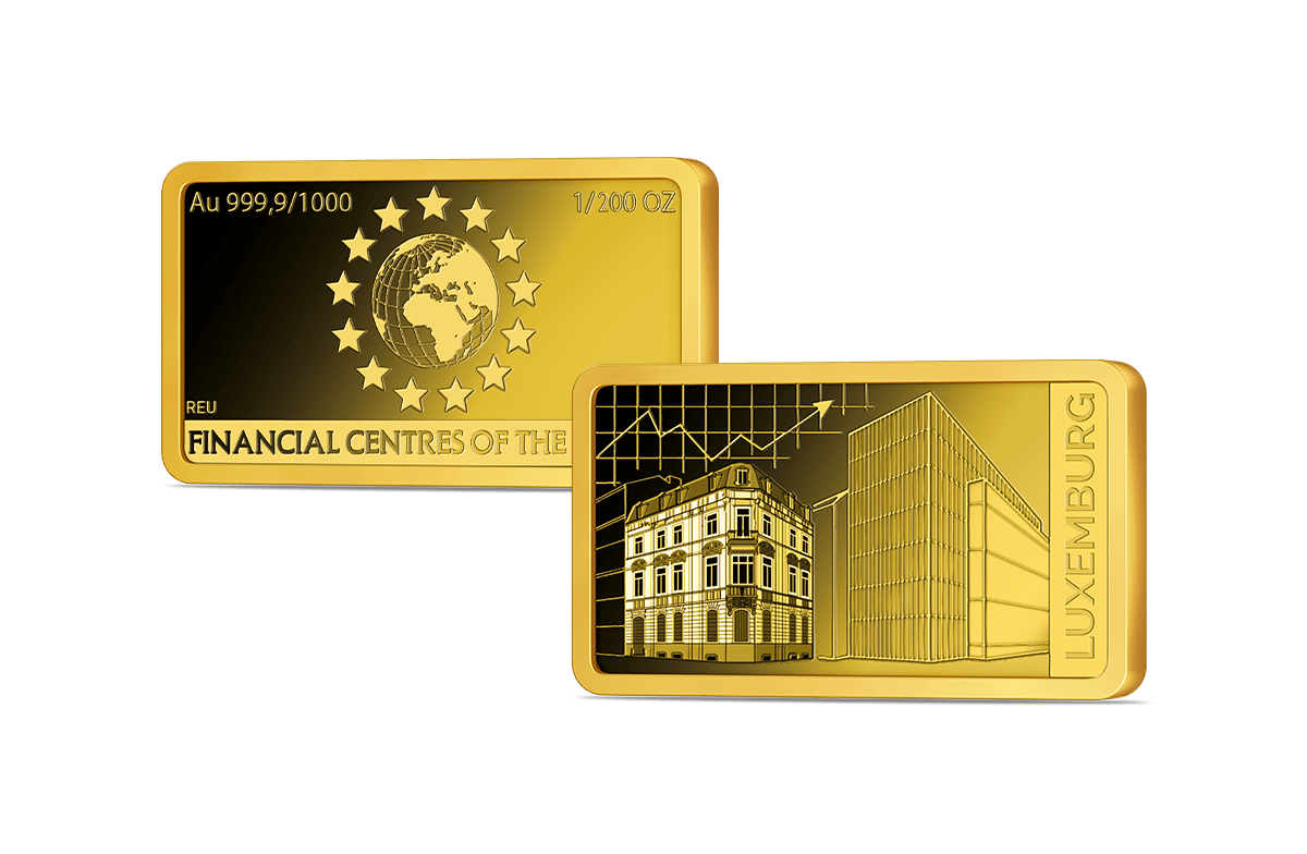 Goldbarren Finanzplatz Luxemburg