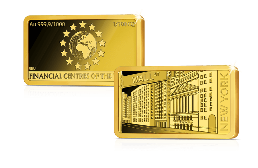 Goldbarren Finanzplatz New York Goldbarren Finanzplatz New York