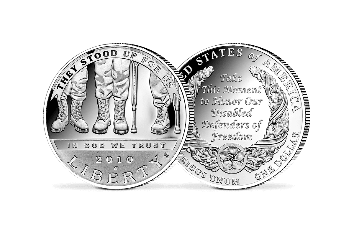 US-Silber-Dollar American Veterans