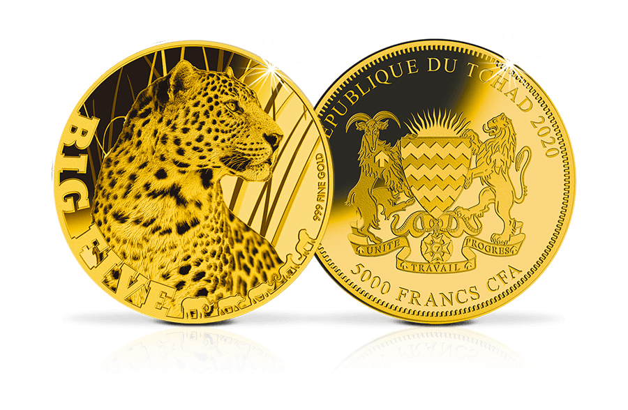Goldmünze Leopard Goldmünze Leopard
