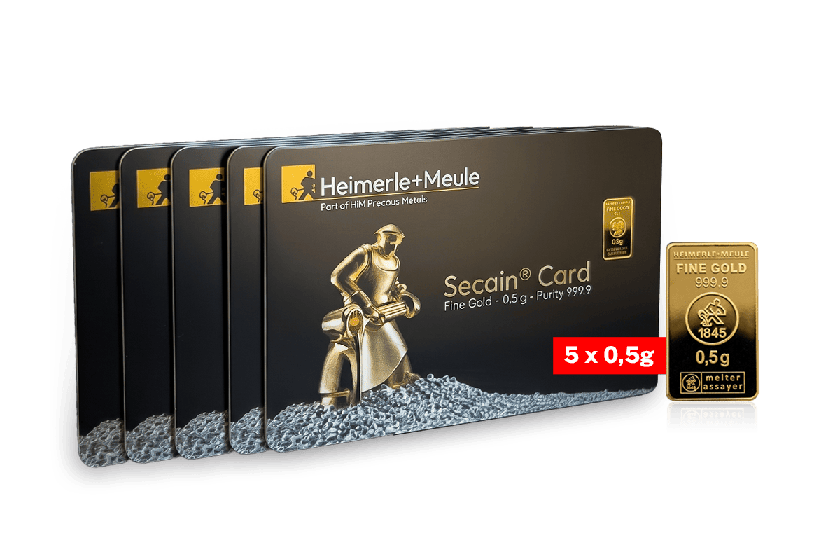 2,5 g Gold SecainCard Heimerle + Meule