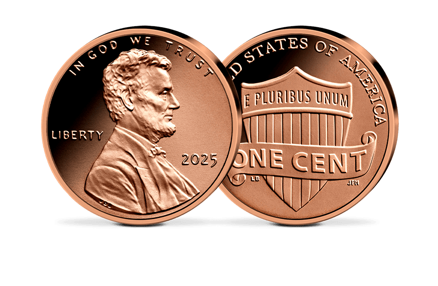 1-Penny-Cent-Münze USA 2025