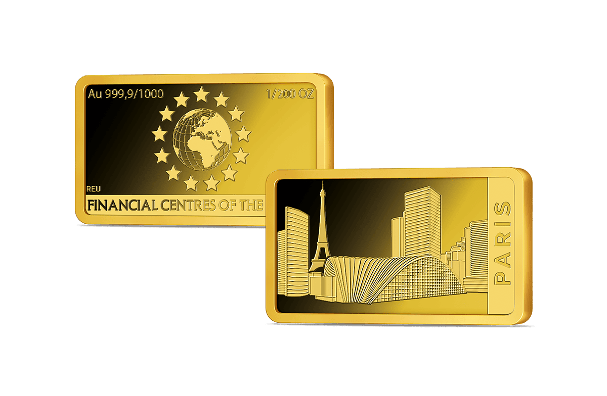 Goldbarren Finanzplatz Paris