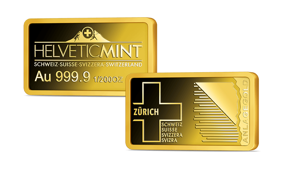 Goldbarren Kanton Zürich Goldbarren Kanton Zürich