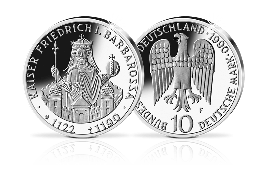 10-DM 800. Todestag Friedrich I. Barbarossa 10-DM 800. Todestag Friedrich I. Barbarossa