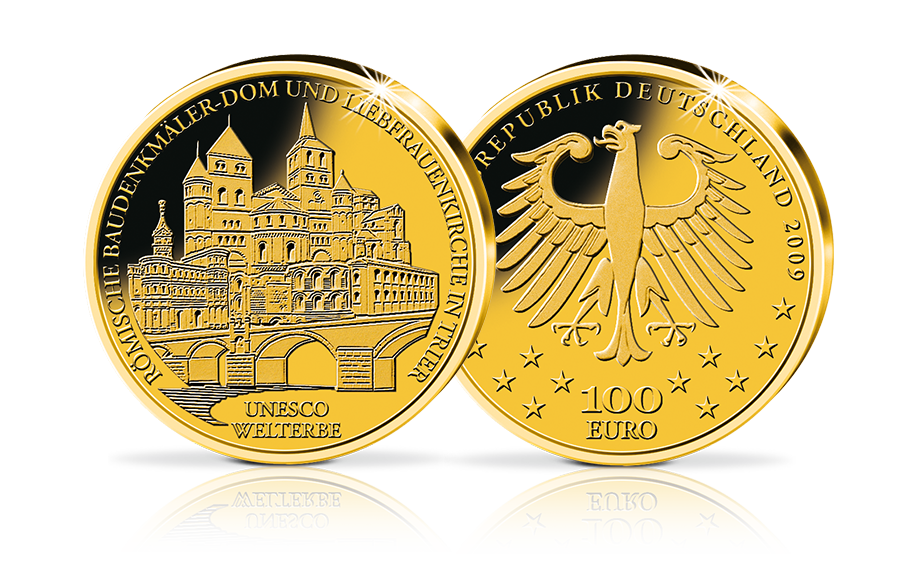 100-Euro-Goldmünze Deutschland Dom & Liebfrauenkirche Trier 100-Euro-Goldmünze Deutschland Dom & Liebfrauenkirche Trier